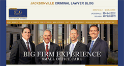 Desktop Screenshot of jacksonvillecriminallawyerblog.com