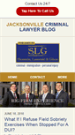 Mobile Screenshot of jacksonvillecriminallawyerblog.com