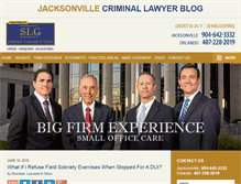 Tablet Screenshot of jacksonvillecriminallawyerblog.com